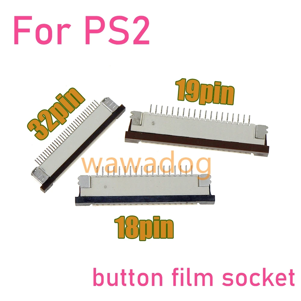 100 Uds para Sony PS2 18Pin 19Pin 32Pin cinta para llave Cable flexible conectar puerto conector de enchufe de película conductora