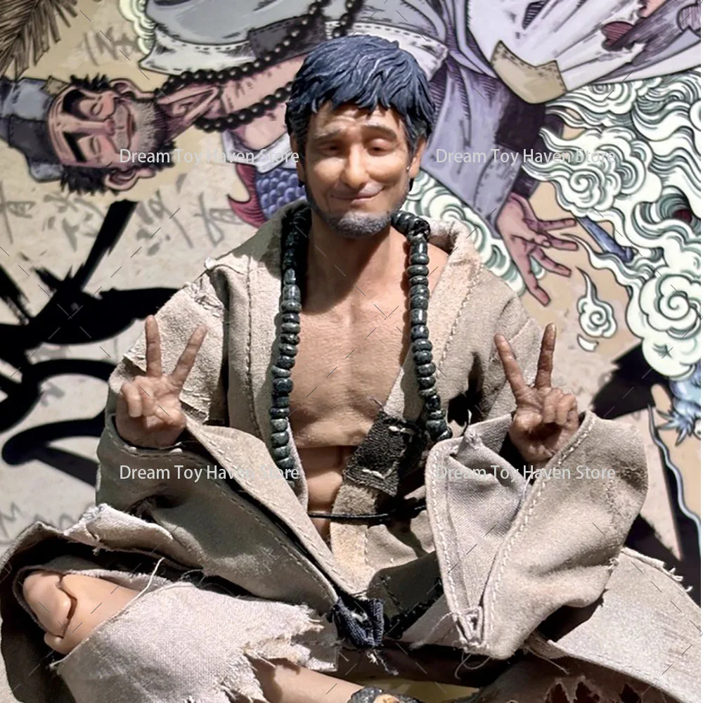 

NOTTAA 1/12 Scale Men Soldier Ji Gong Chinese Folklore Crazy Monks Immortals Wine Lover‌ 6Inch Action Figure Model Toys