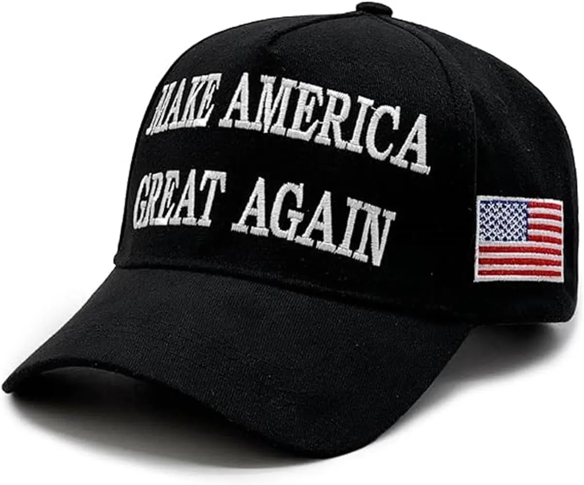 Trump Musk 2024 45 47 Make America Great Again MAGA Hat Donald Trump Musk Slogan USA Flag Embroidered Adjustable Baseball Cap