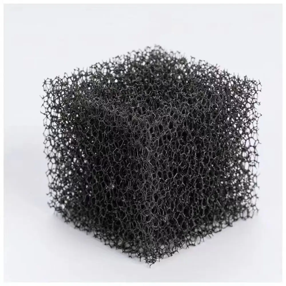 Black Polyurethane Filter Cotton Fireproof Dustproof Screening Bio Sponge For Fish Tank Water Filtration Computer Chassis