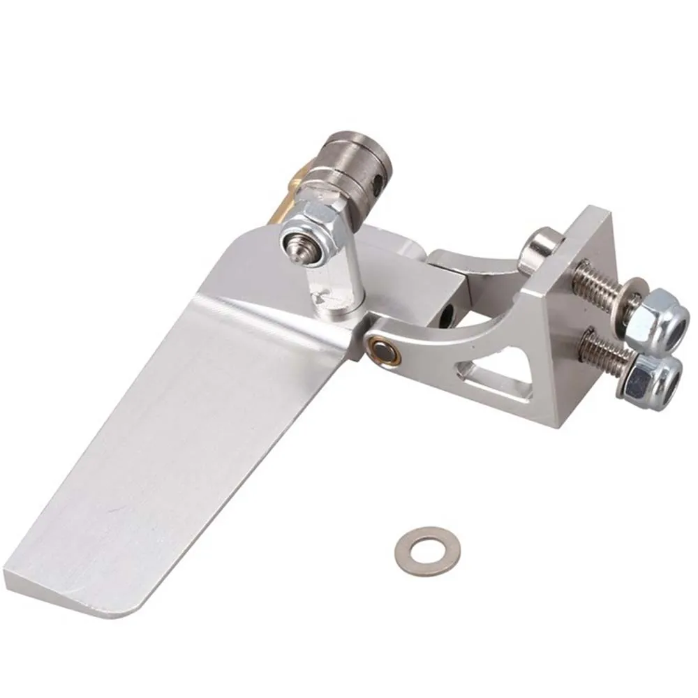 Timone assorbente d'acqua per barche RC da 52 mm per barche telecomandate da 30-50 cm Accessori per giocattoli timone sterzo