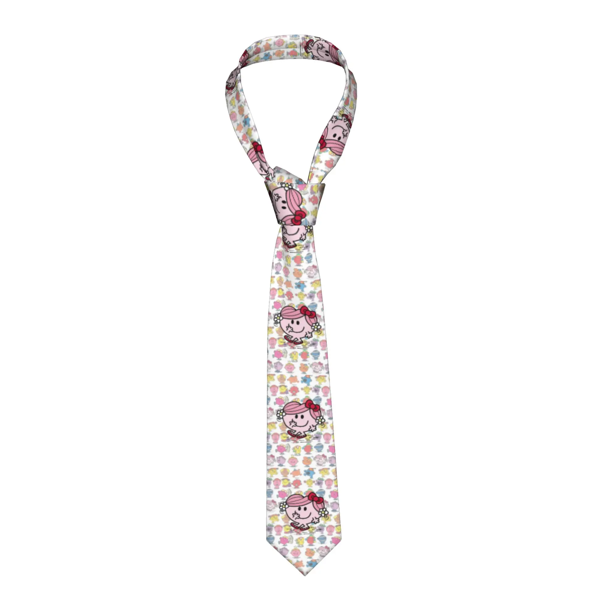 M-Mr M-Men L-Little M-Miss Hug Neckties Unisex Silk 8 cm Neck Tie for Mens Daily Wear Gravatas Wedding Accessories  Office