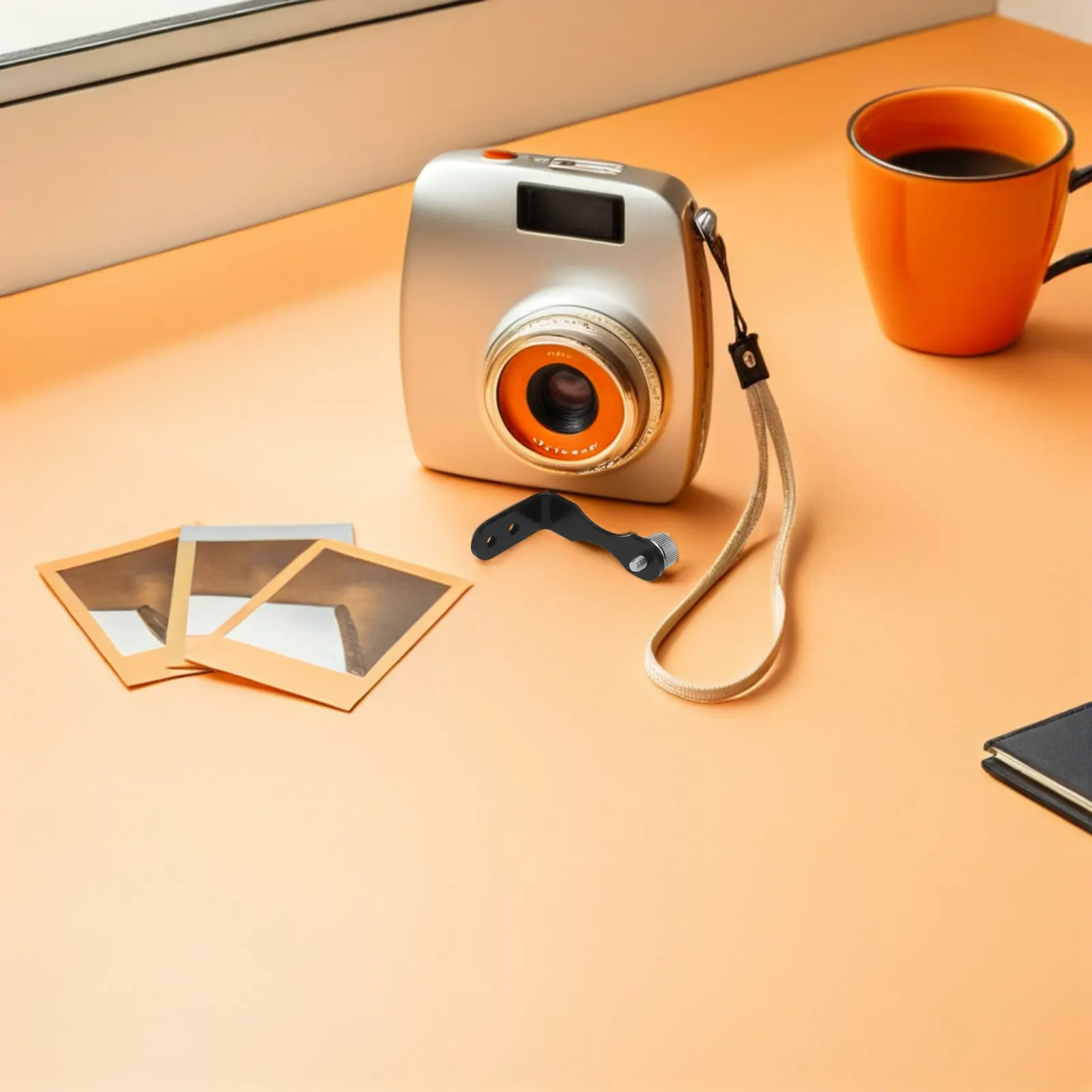 

Металлический соединитель для штатива телескопа, полностью металлический L-образный адаптер, черный, легкий, компактный, устойчивое крепление для наблюдения