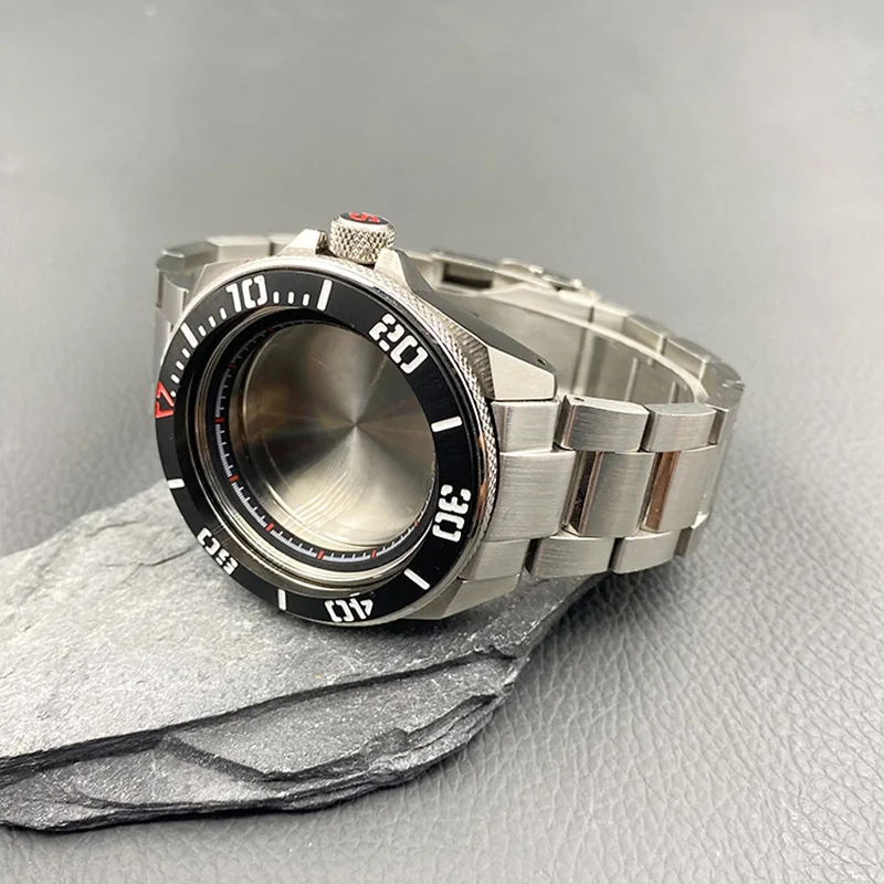 Mod SRPF Samurai King Series Watch Case Seal Bottom Cover Fit NH35 NH36 4R Japan Automatic Movement Watch Case and Bracelet Sets