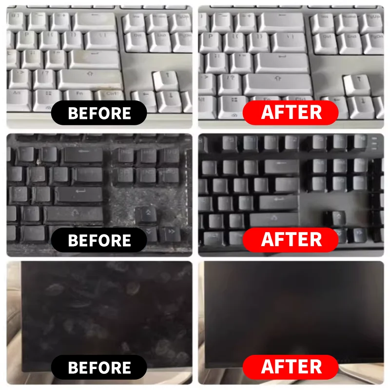 マルチサーフェススクリーンクリーナースプレー 100ml - 速攻研磨、指紋除去、本来の輝き復元、アンチグレア