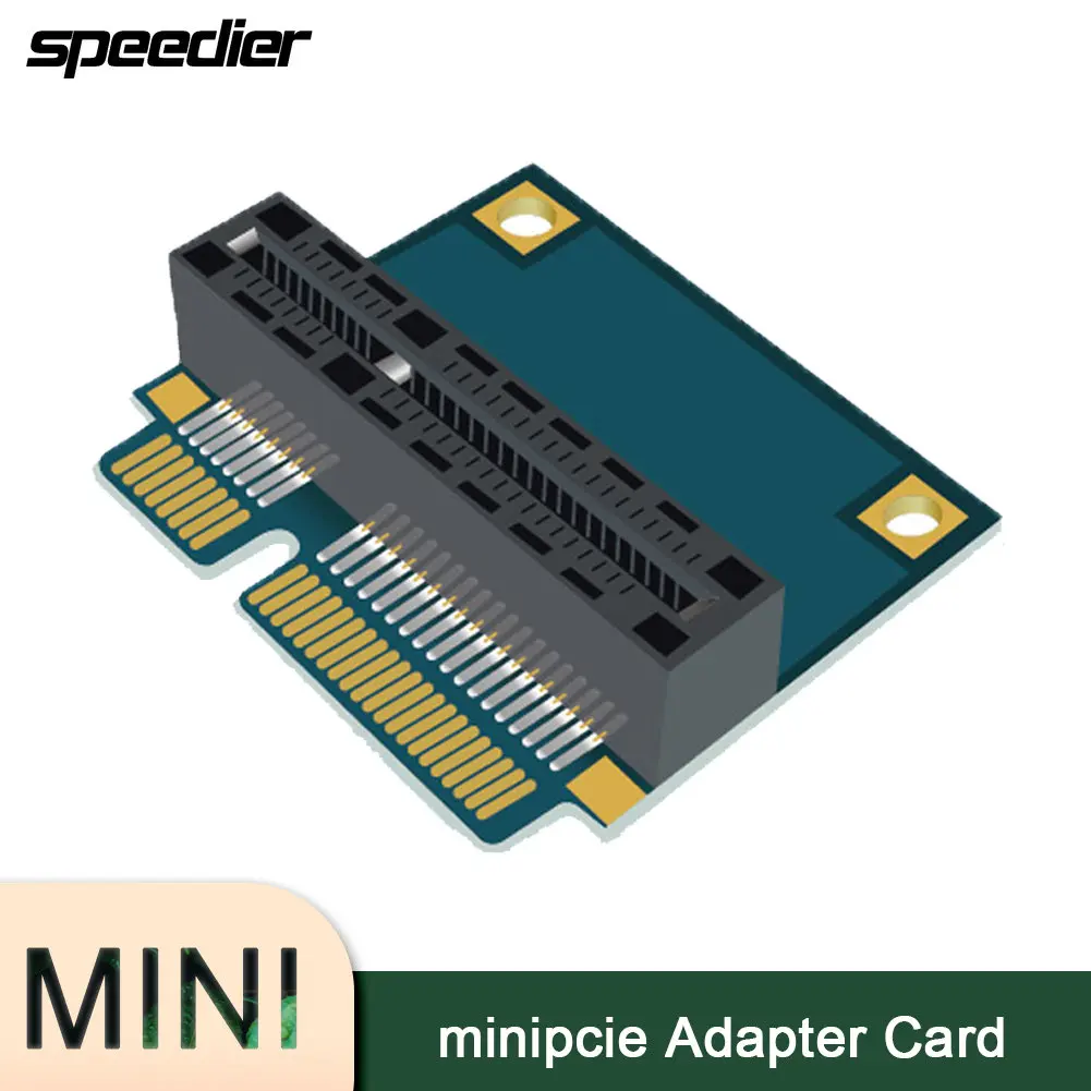 

MiniPCIe Adapter Card Vertical Screw-Free Convenient Test MSATA Interface Compatibility mPCIe Right Angle