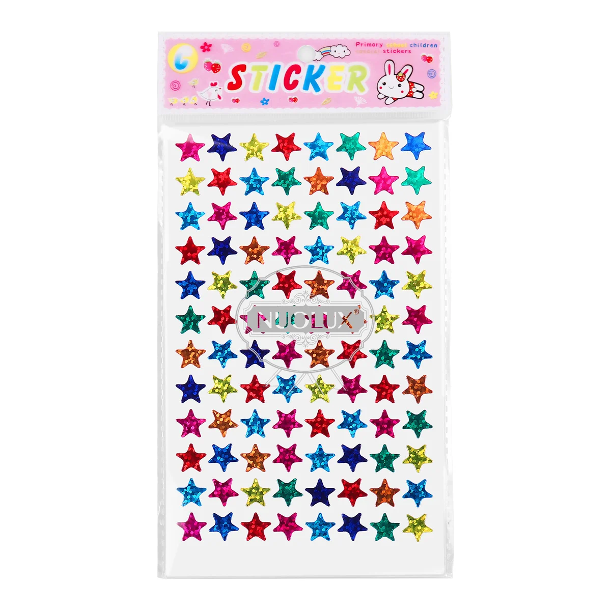 Multicolor Star Adesivos para Crianças, Recompensa, Forma Colorida e Brilhante