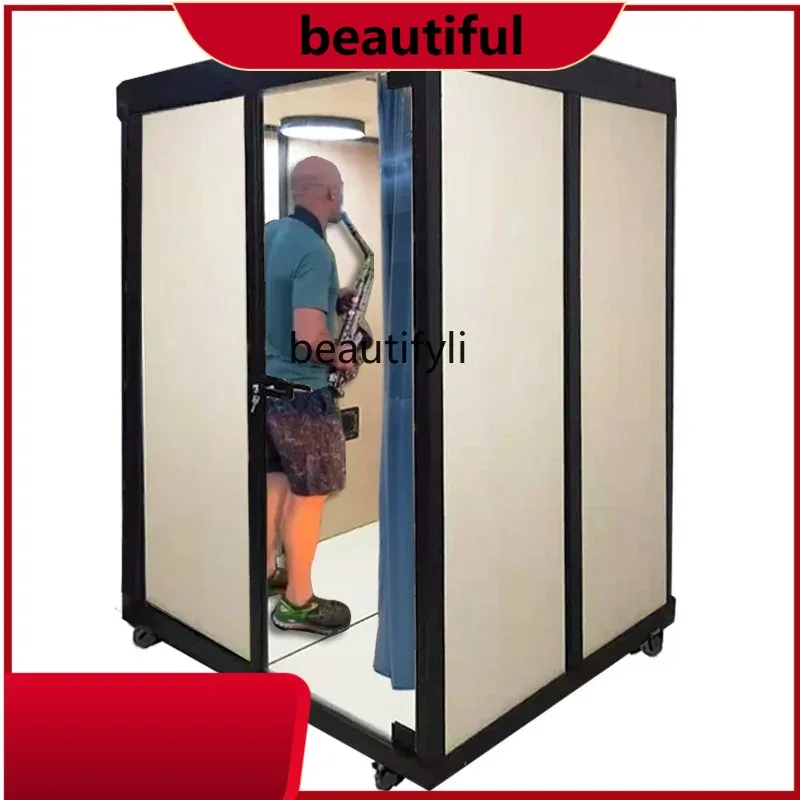 

Mobile soundproof room Household small tutoring room Music practice room Anti-disturbance silent cabin H