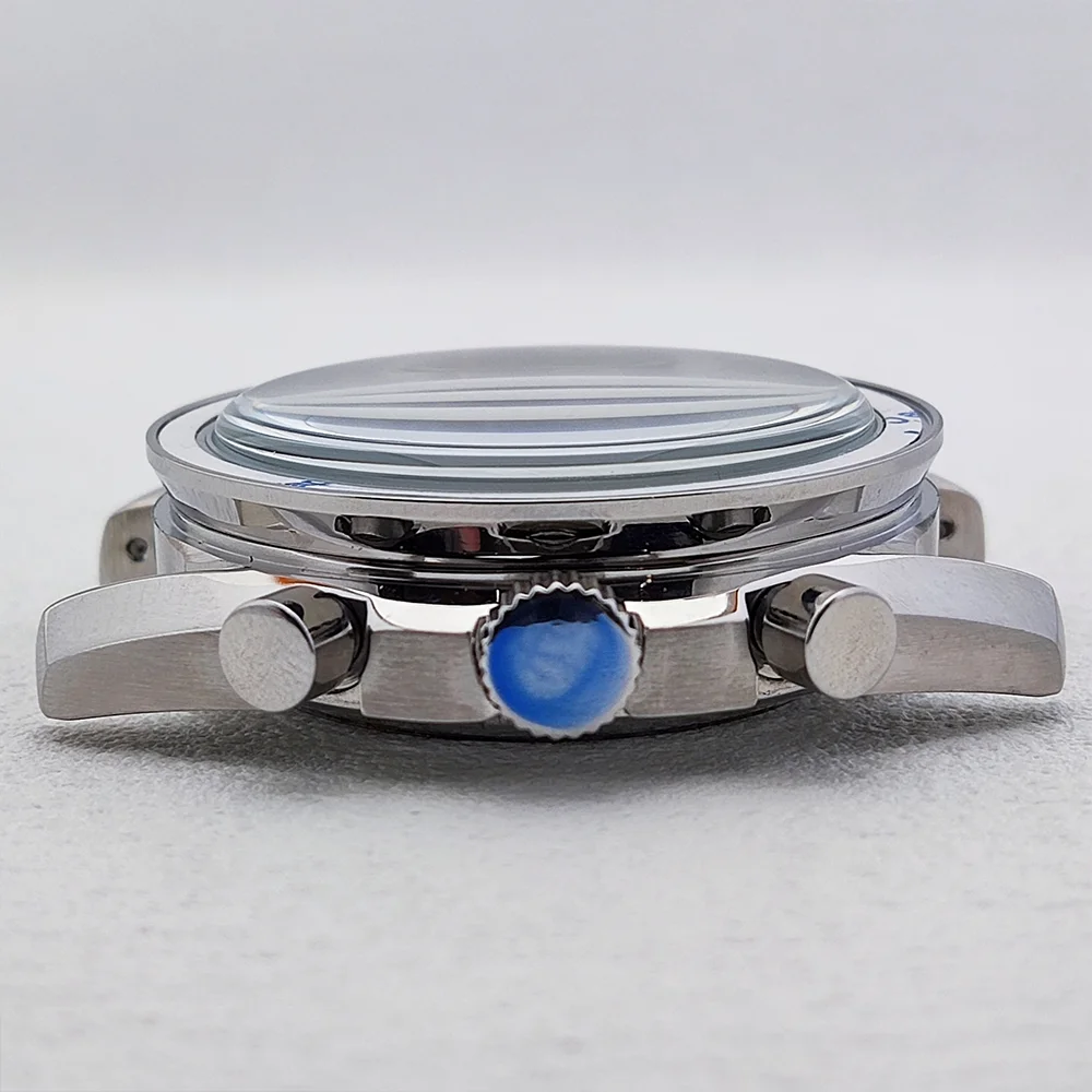 40mm Case VK63 Case Watch Case Sapphire Glass Case Multi function Button Case Suitable for 32.5mm dial VK63 Watch Case