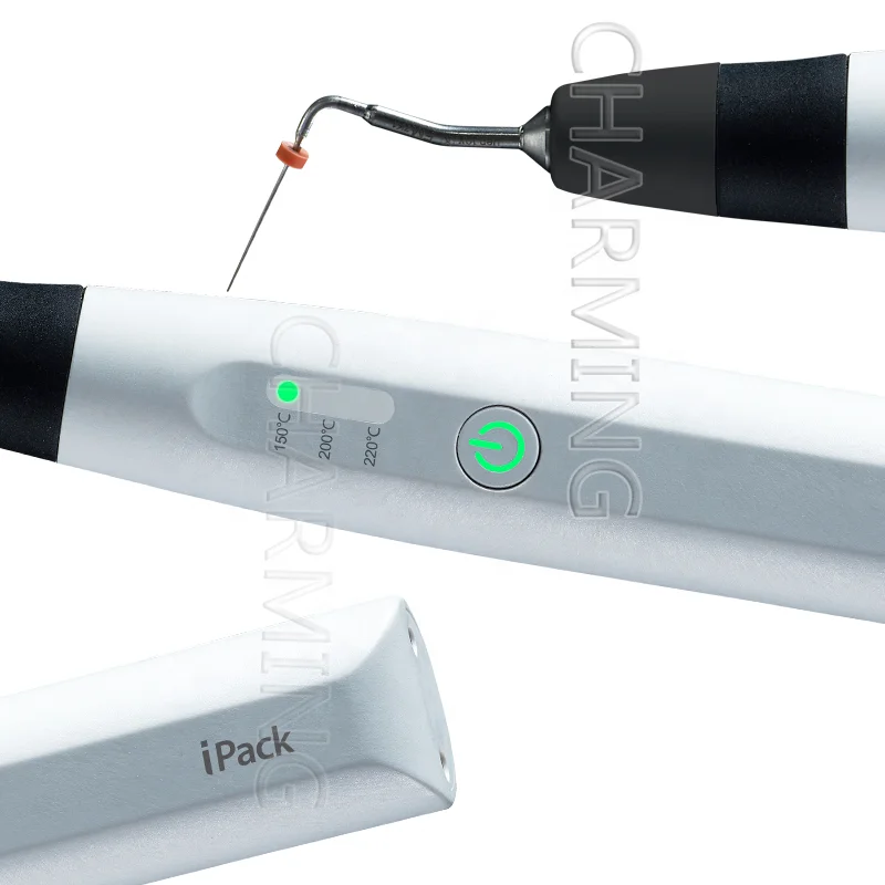 Denjoy I pack cordless D ental gutta percha obturation system obturator pen / D ental carrier heated pen with 2 needles