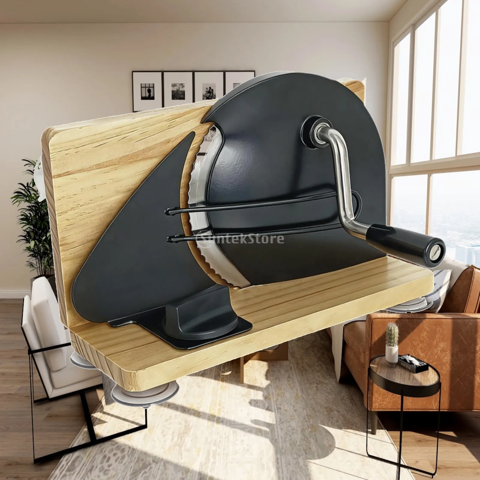 Durable Stainless Steel Bread Slicer Adjustable Toast Loaf Cutting Board for Home and Commercial Baking