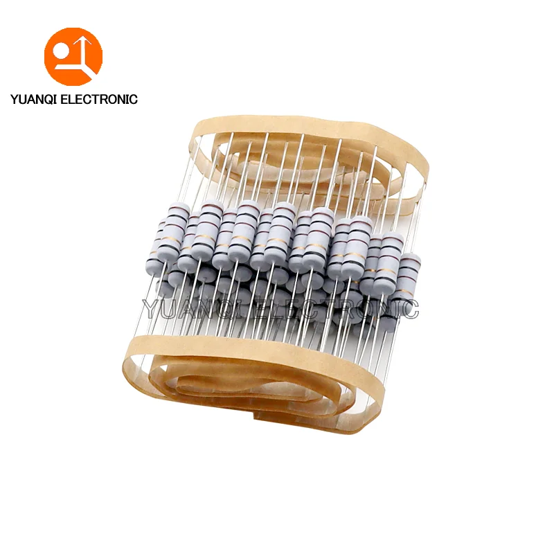 10PCS 3W 5% Wire Wound Resistor Fuse Winding Resistance 0.1R 0.15R 0.22R 0.33R 0.47R 0.5R 1R 2.2R 4.7R 6.8R 10R 22R 100R ohm