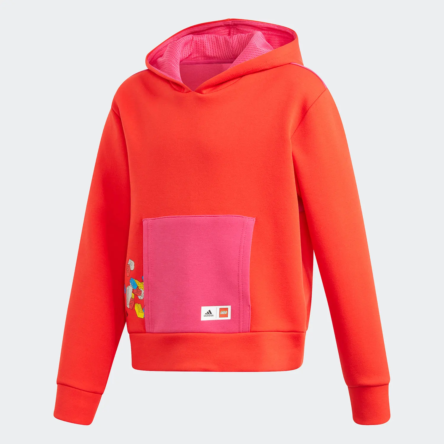 

Повседневная спортивная толстовка с капюшоном Adidas Originals для девочек из серии LEGO GQ4157