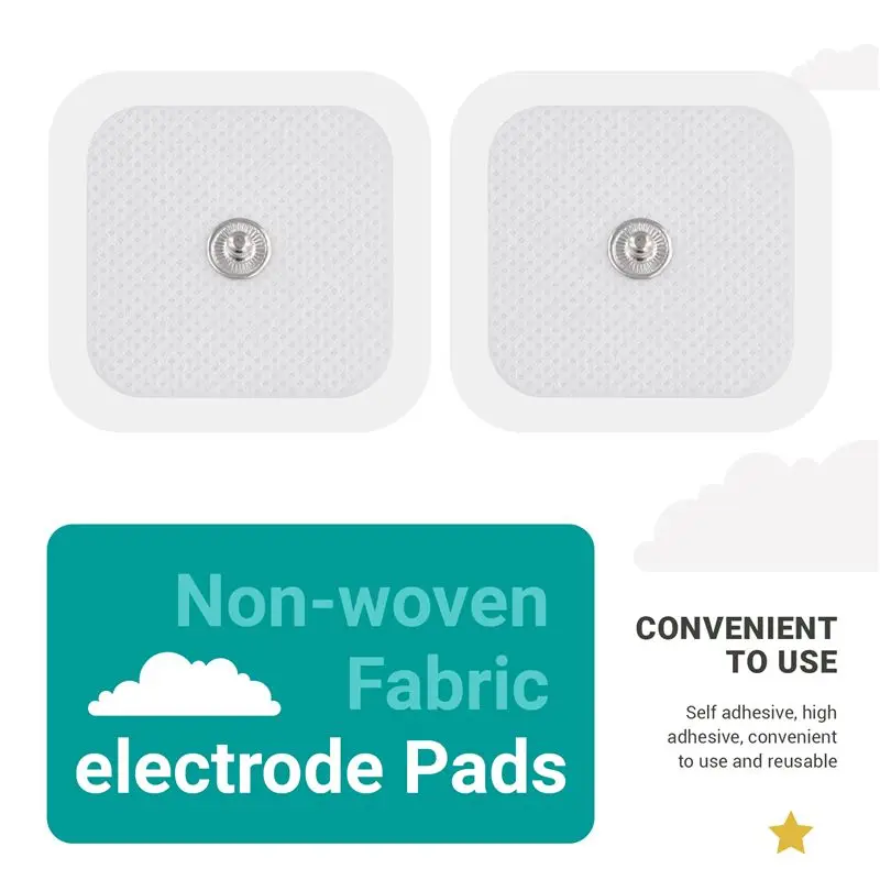 30Pcs Electrodes Electrode Pad Self Adhesive Electrode Patches For TENS Therapy Machines Physiotherapy