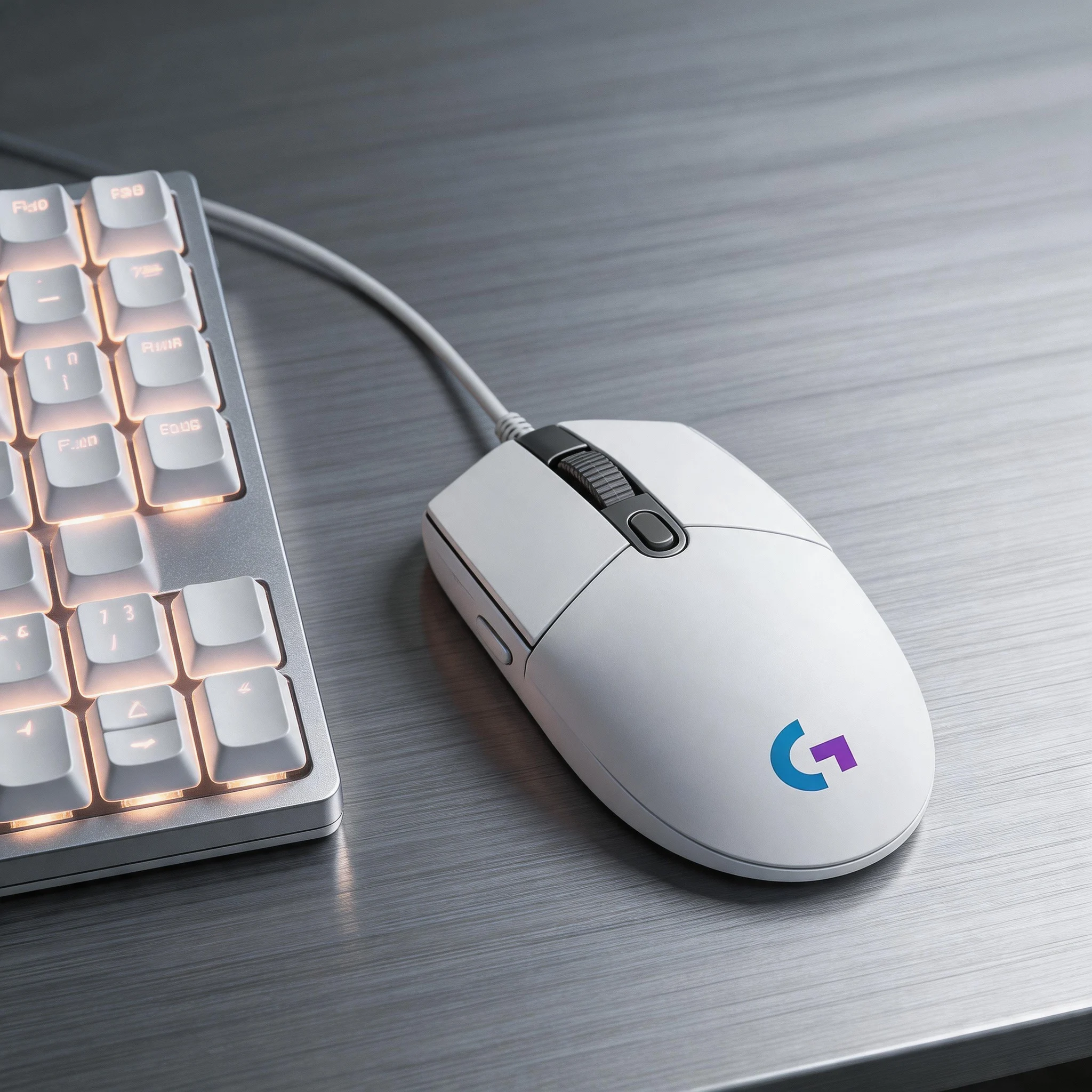 Ratón para juegos con cable USB Logitech G102/G203, que ofrece una experiencia de juego revolucionaria con seguimiento preciso de cada movimiento.