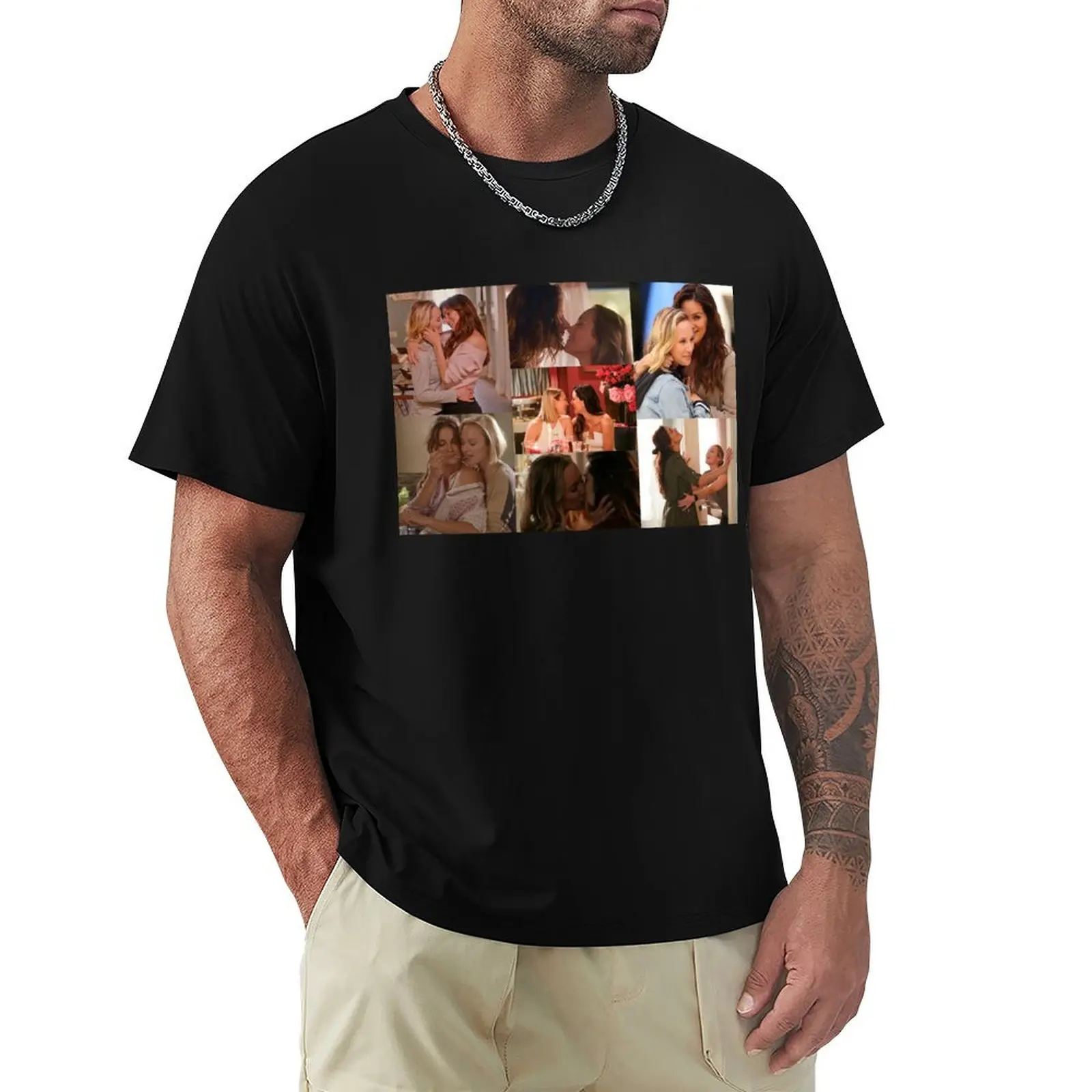 

Marina Station 19 Large Collage Designed for Blankets T-Shirt Casual Daily Graphic Tee
