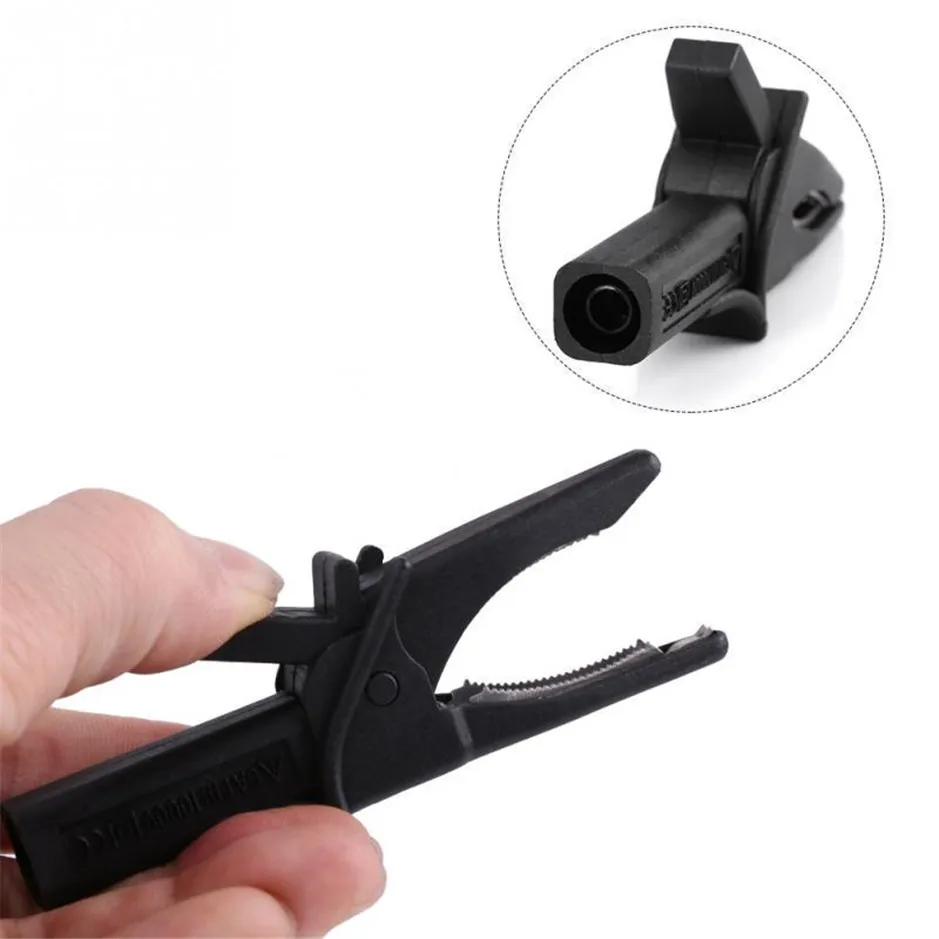 Hantek HT18A Positive And Negative Dolphin/Alligator Clip Suitable For Oscilloscope Red+Black Oscilloscope Accessories