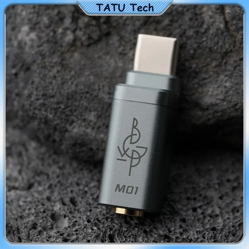 BGVP M01 Portable Lossless USB DAC Headphone Amp Type C To 3.5mm Audio Adapter HiFi Decoder Dongle For Phone Tablet PC
