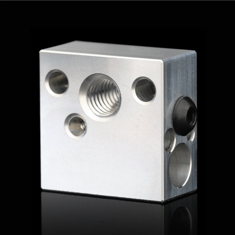 Mellow High Quality Cr10 Heated Block For Micro Swiss Cr10 Hotend Creality Ender 3 Mk7/Mk8/Mk9 Block J-head Hotend Head Extruder