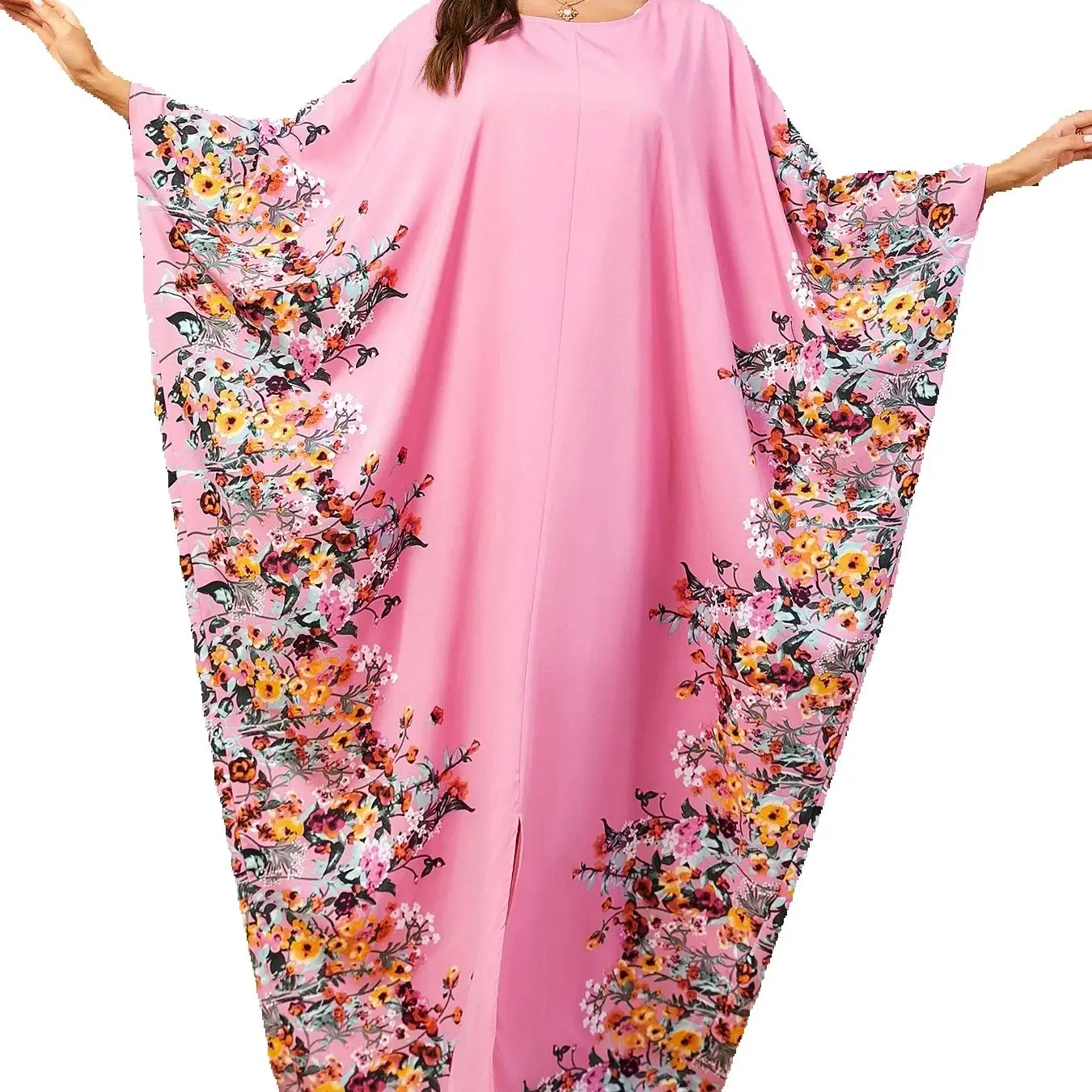 

Ramadan Eid Muslim Abaya Women Batwing Sleeve Loose Maxi Dress Dubai Turkey Kaftan Islam Robe Gown African Dashiki Caftan Kebaya