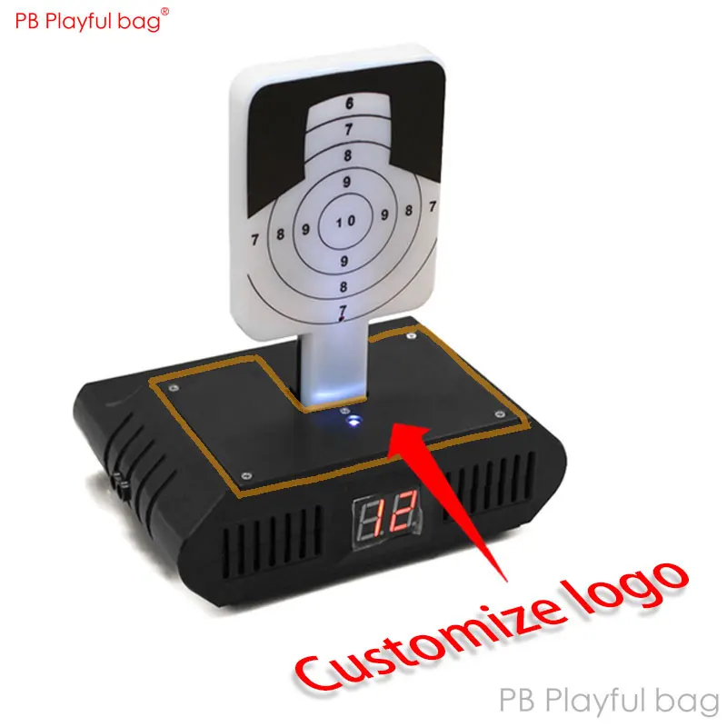 

Customized Logo Toy Laser target Track Moving Auto Reset Electronic Scoring USB Charging Sound effect CS 2MW Toys QJ63.1