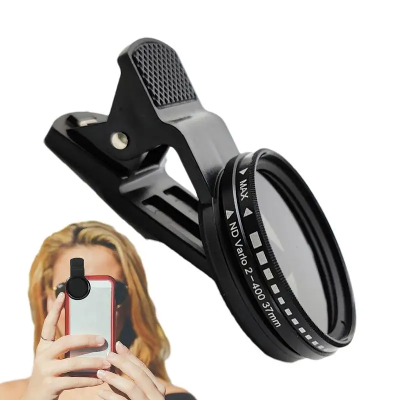 Clip-On Cpl Phone Camera Lens Filter Ultra Thin Phone Circular Polarizer Optical Glass Lens Attachments With Clip For Astronomy