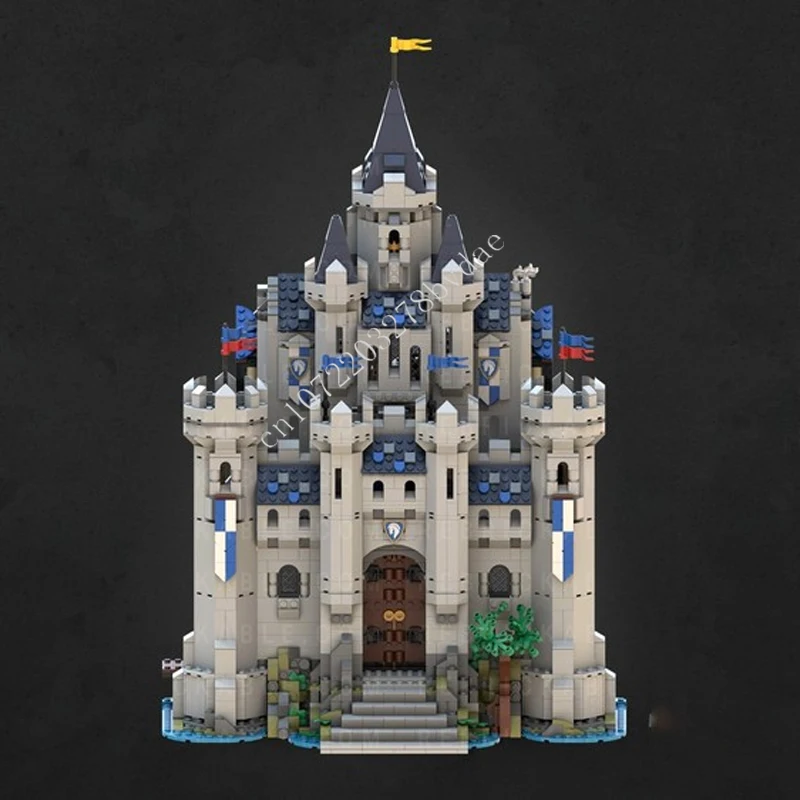 

3212PCS MOC Medieval Castle Building Block Model King Mearas Castle Technical Brick DIY Assembly Set Toy For Adults Holiday Gift