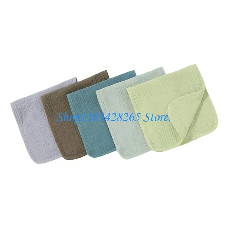 مجموعة استشهادات لعاب الطفل مكونة من 5 أجزاء ملابس تمريض من القطن العضوي قابلة للاختراق للغاية لتغذية الرضع والبصق وG2TE