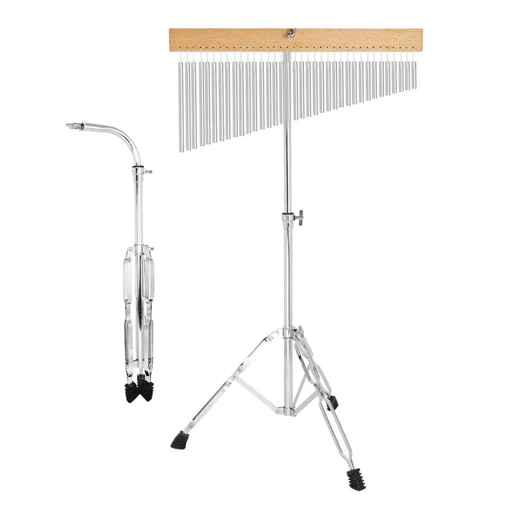 36- Single-Row Wind Chime Musical Percussion with Tripod Stand