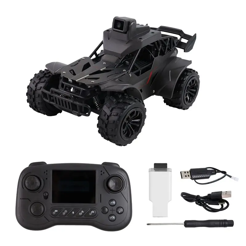 CYGJ-FPV Camera 2.4G RC Car LCD Remote Real Time Transmission High-Speed Off-Road Racing Car Voice Chat For Kids Adults