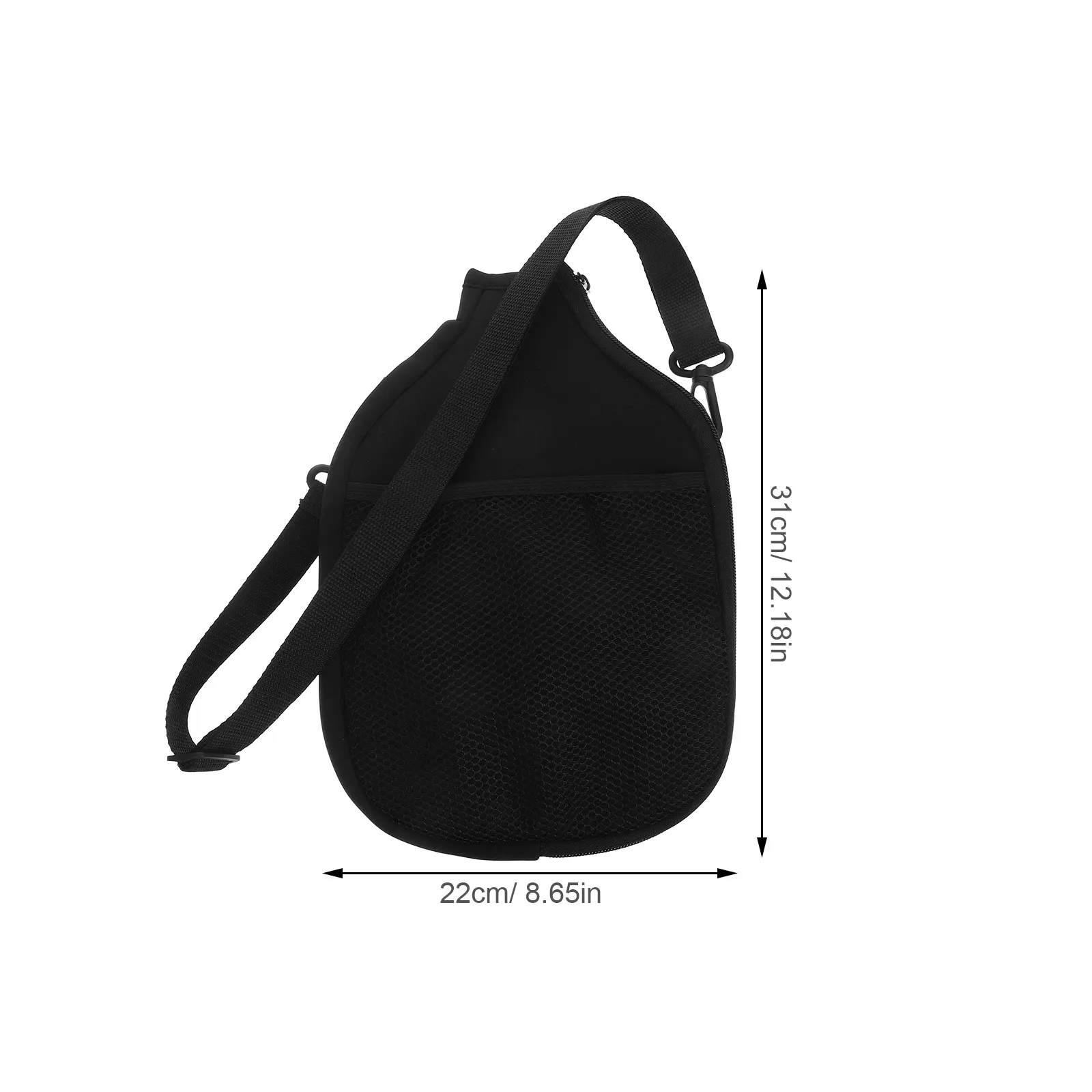 2Pcs Waterproof Neoprene Paddle Cover Protective Sleeve Mesh Pocket Storage Portable Bag for Table Tennis Pickleball Rackets