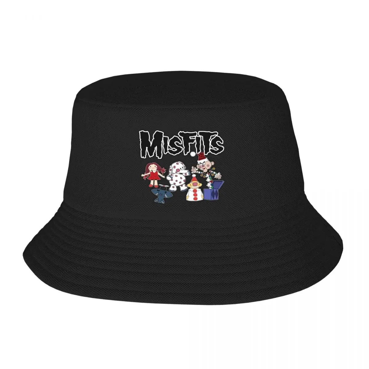 

New Island Of Misfit Toys Bucket Hat Beach Outing Fluffy Hat Men Hat Women's