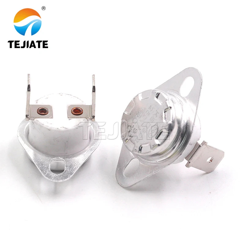 Interruptor de controle de temperatura, controlador de temperatura, interruptor normalmente fechado, cerâmico, KSD302, 95-180 ℃, 250V, 16A