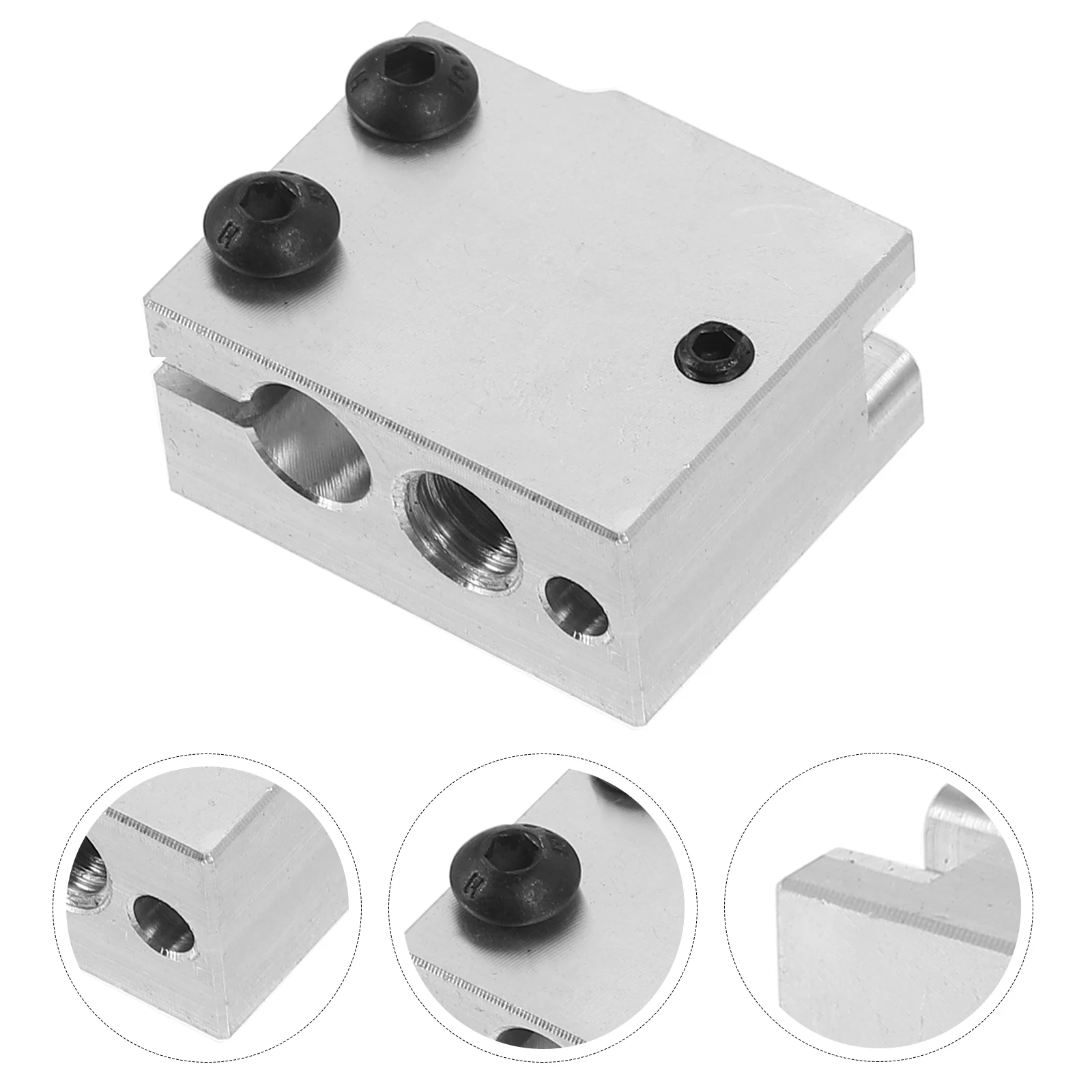 

3D Printed Heating Blocks Printing Parts Extruder Accessories Heater Printer Aluminum