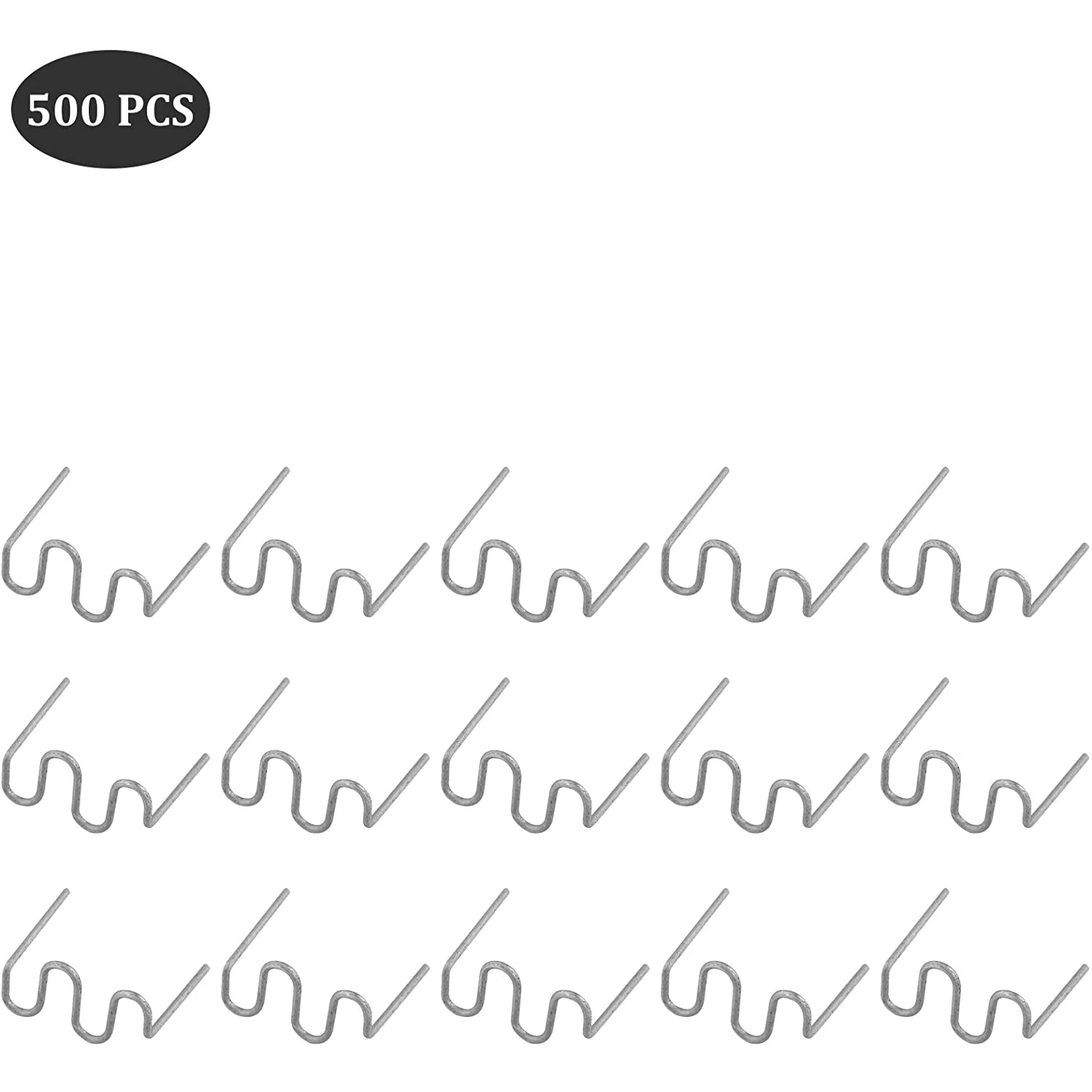 Varillas de soldadura, máquina de reparación de grapas calientes, grapadora caliente de soldadura de plástico, reparación de parachoques de coche, grapas de onda precortadas, 0,8mm