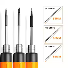 Kit de pistola para soldar USB, pantalla Digital LED, interfaz tipo C, Kit de pistola para soldar inalámbrica, herramienta de soldadura de temperatura ajustable