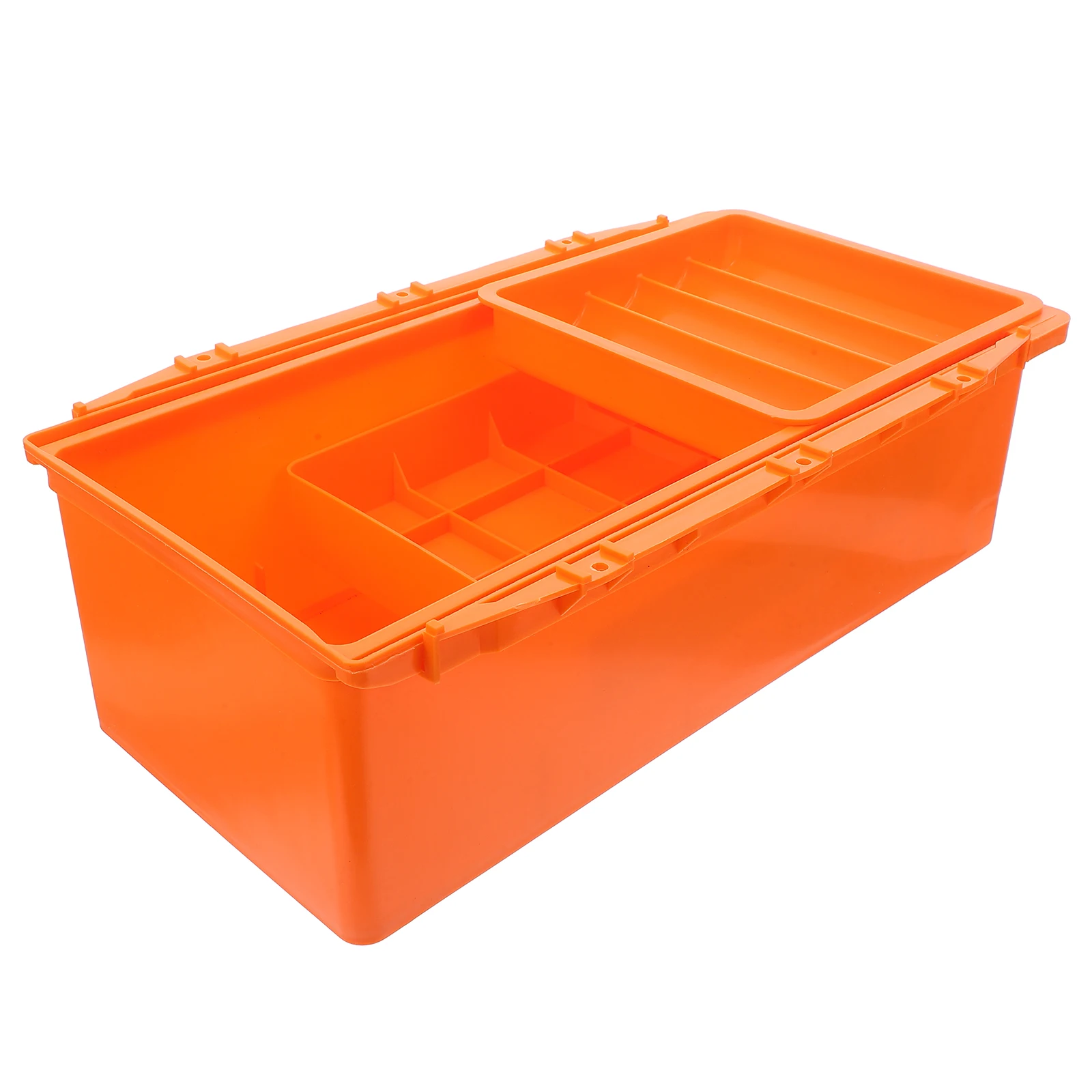 

Three-Layer Under Desk Drawer Storage Box Multi-Purpose Tool Organizer for Sewing Crafts Desktop with Compartments