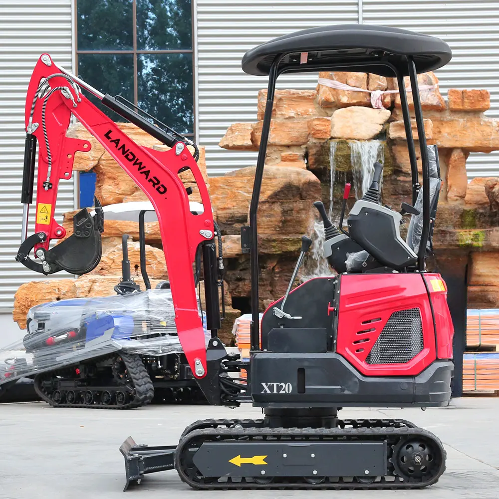 حار بيع حفارة صغيرة EPA Euro 5 حفار زراعي مدمج 2 طن حفارة زاحفة هيدروليكية مع مرفقات مخصصة