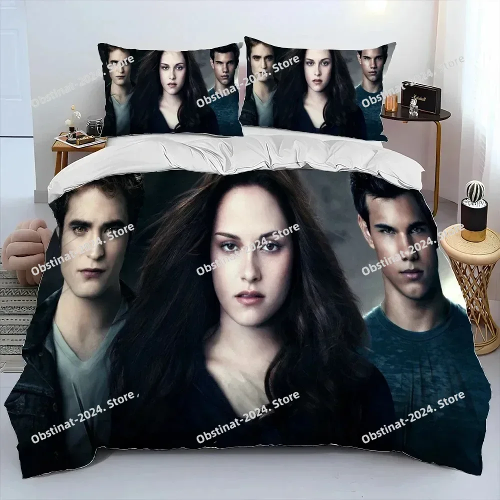 أعلى ثلاثية الأبعاد الشفق ساغا HD طقم سرير طقم سرير مطبوع مع المخدة غطاء لحاف السرير لينة واحدة مزدوجة الملكة سوبر الملك الحجم