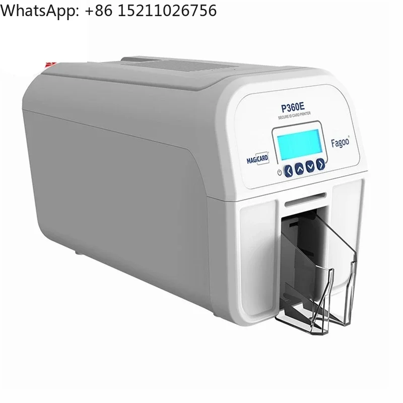 

High quality 300dpi/ 600dpi Magicard P360E single / Double Side PVC ID Card Printer Printing Plastic card printer