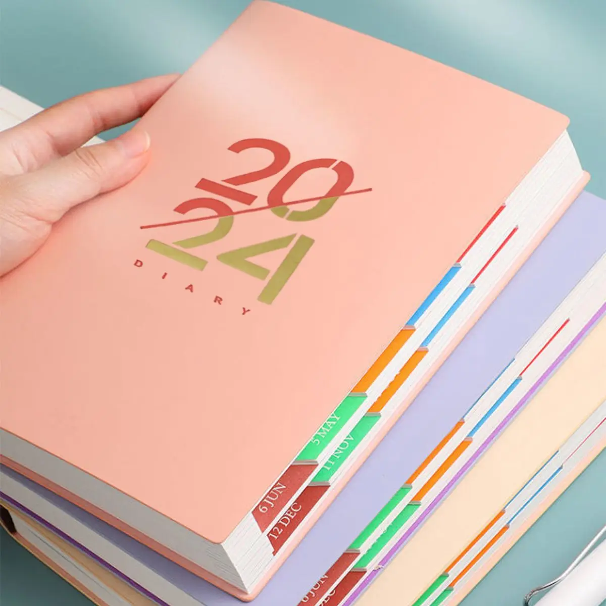 2024 Spanish Planner Notebook A5 Agenda Schedule 80GSM Journal Diary Office School/Supplies Students Accessories Stationery