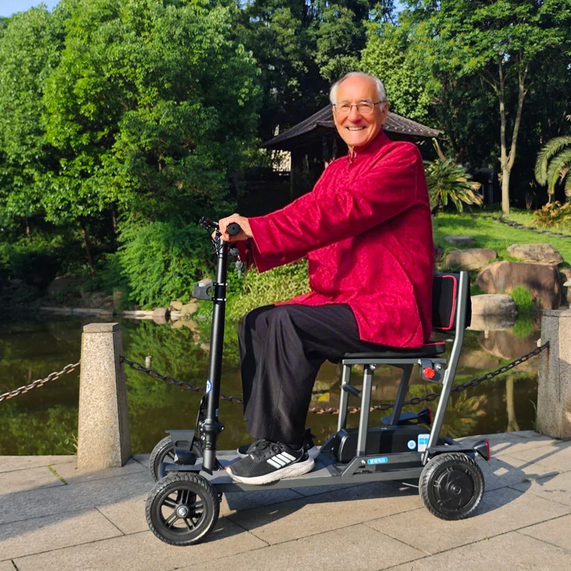 D2-New! Ultra - Light four wheeler mobility scooter for Seniors