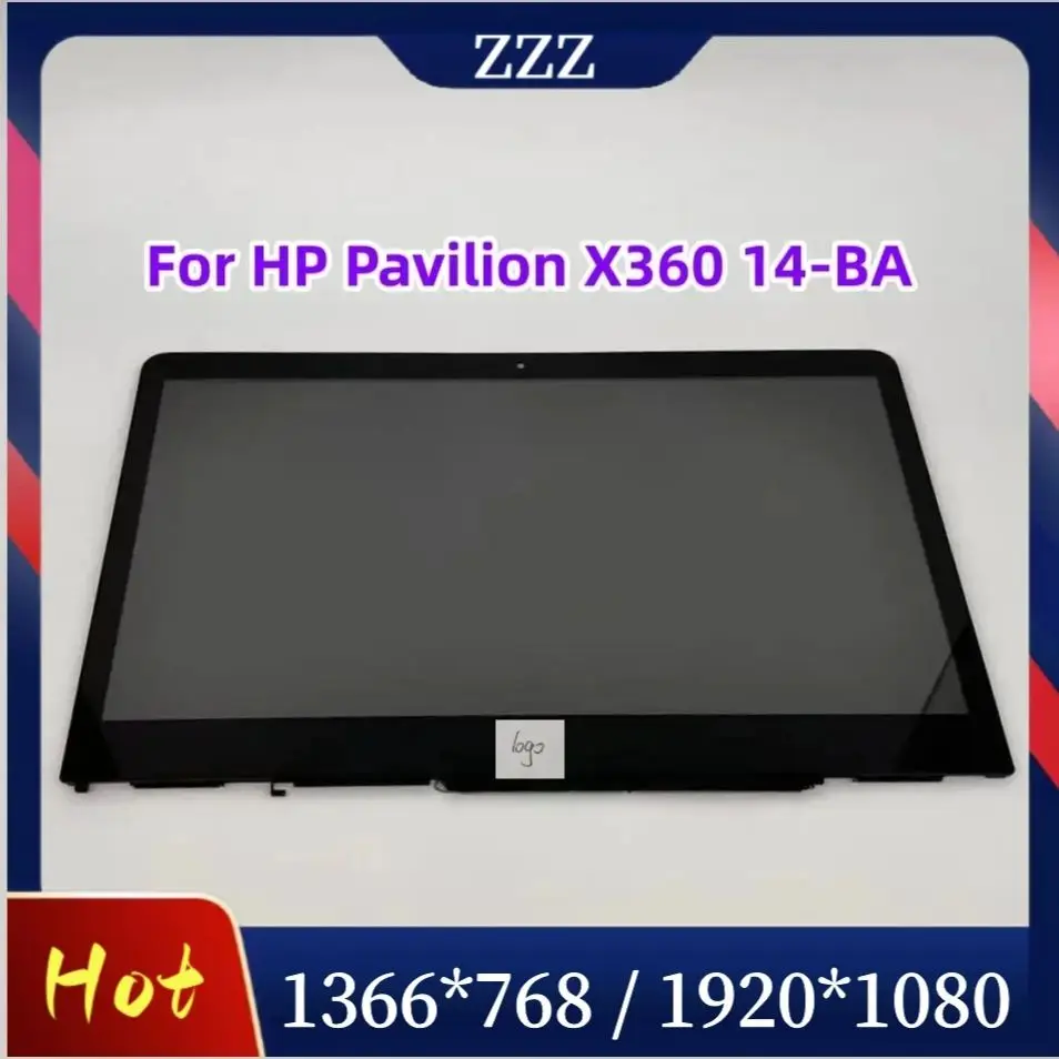 For HP Pavilion X360 14 BA 14M BA 14 BA001LA 14 BA002LA 14 BA091SA 14 BA049UR FHD LCD Display Touch Screen Digitizer Assembly