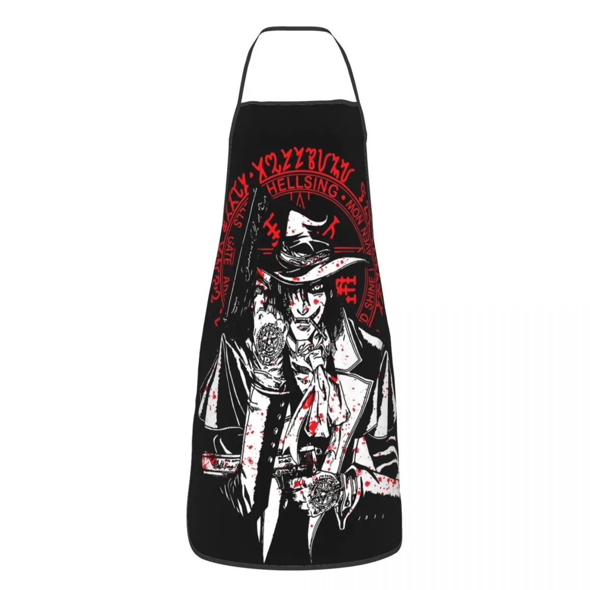 Alucard Hellsing Manga (1) Aprons Chef Cooking Cuisine Tablier Waterproof Bib Kitchen Cleaning Pinafore for Women Men Painting