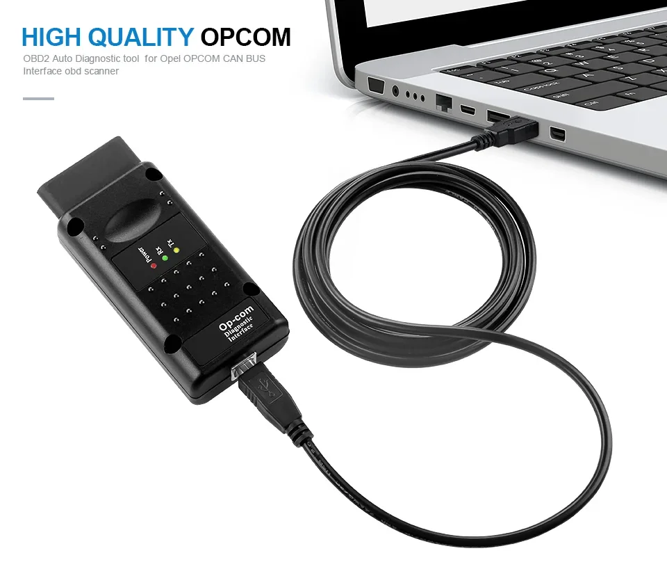 V1.99 OPcom PIC18F458 FTDI V2014 OBD2 car Diagnostic tool for Opel OPCOM flash update 200603A opcom 10-16Pin cable for-opel