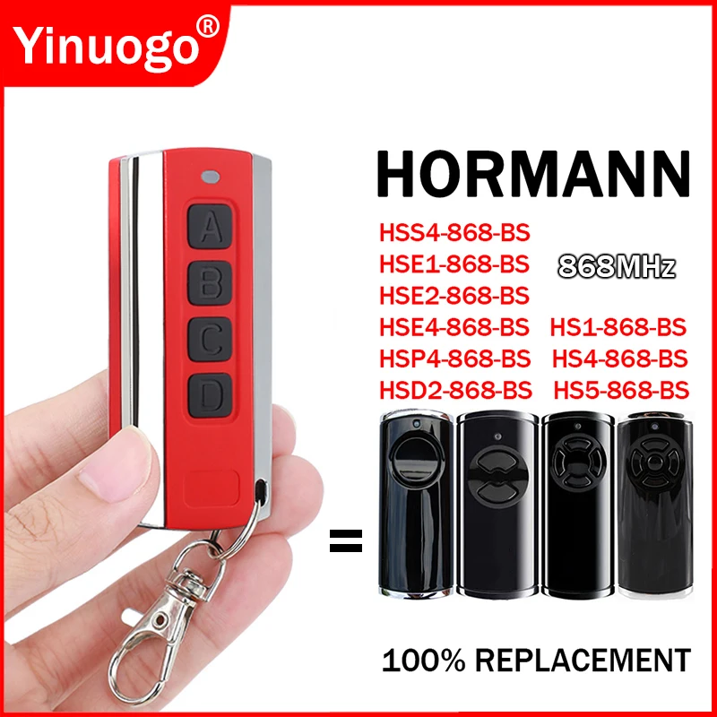 

HORMANN BiSecur 868.3mhz HORMANN HSE1 2 4 HS1 4 5 HSS4 HSP4 HSD2 868 BS Garage Door Remote Control Duplicator 868MHz Gate Opener