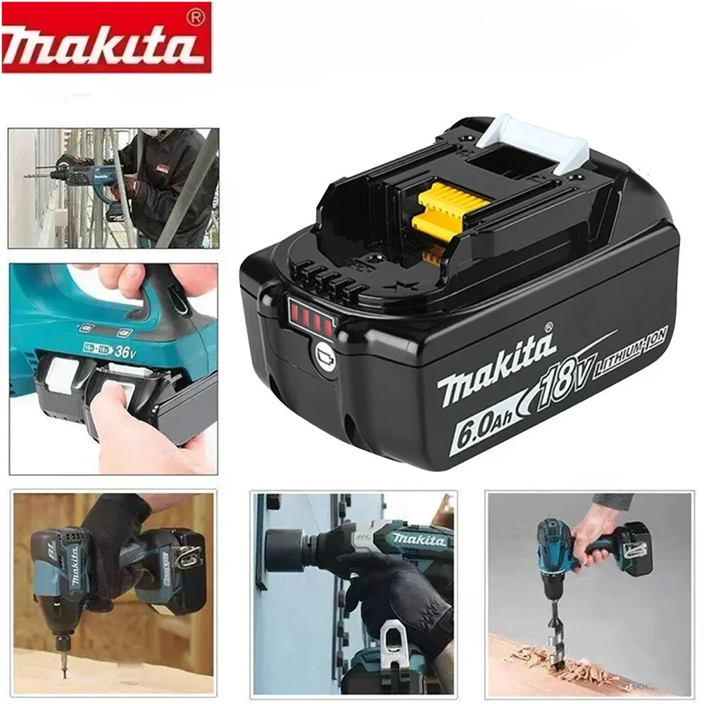 2025 ماكيتا BL1860 BL1850B BL1850 BL1840 BL1830 مفك البطارية والشاحن 18 فولت بطاريات أداة الطاقة البديلة. #6
