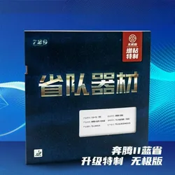 우정-펜티엄 2 스폰지 패들 세트, 스폰지 접착제, 탁구 패들, 고무 커버, 팀 장비, 729