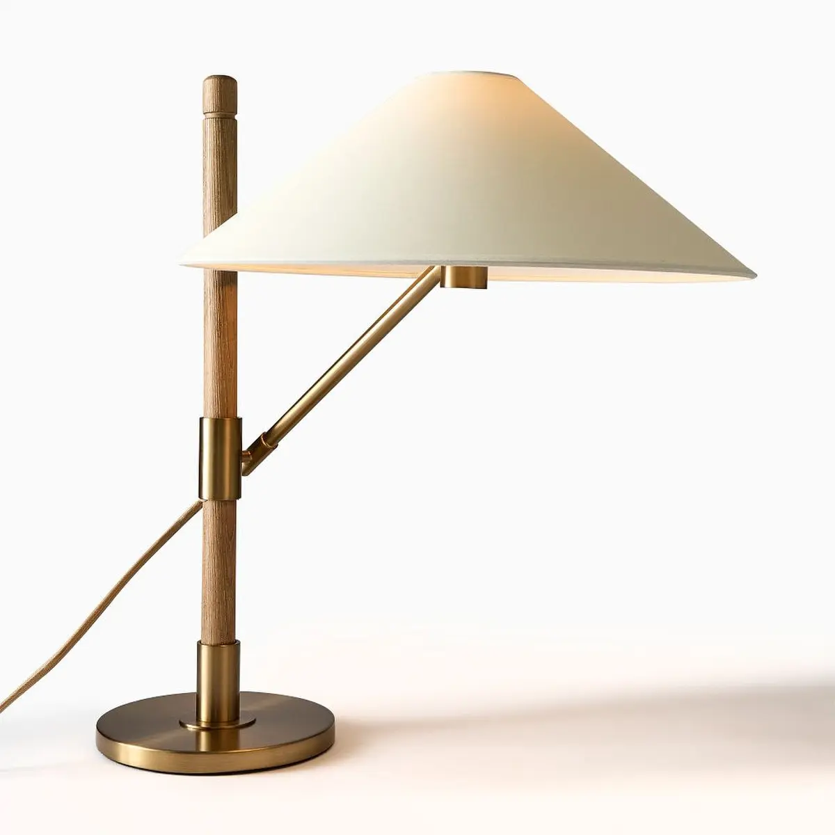 Vintage Pleated Table Lamp Lamp Living Room Next To The Sofa Premium Sense Of Minimalist Bedroom Study Decorative Table Lamps