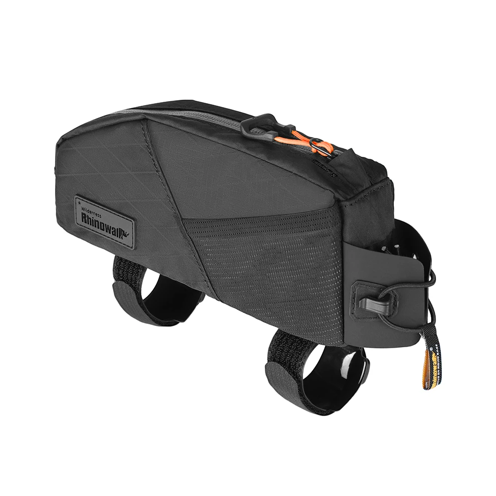 Rhinowalk Fahrrad-Oberrohrtasche, 1,2 l/2,1 l, wasserabweisend, Fahrradaufbewahrung, Gepäck für MTB und Rennrad, Verpackung, passend für größere Rahmenlänge